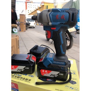Máy siết bu lông dongcheng- 298 -20v chính hãng hàng không chổi than