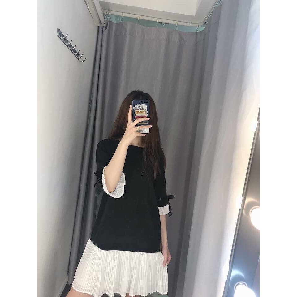 Đầm suông dập li xinh xắn đáng yêu / Ảnh thật | BigBuy360 - bigbuy360.vn