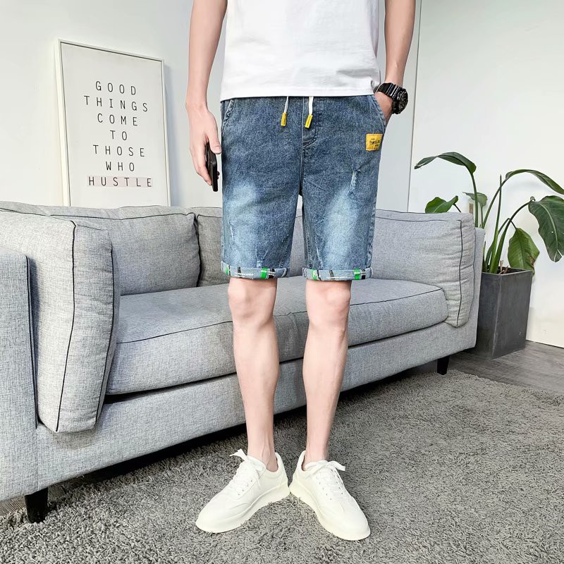 Quần Short Jean Thời Trang Cho Nam