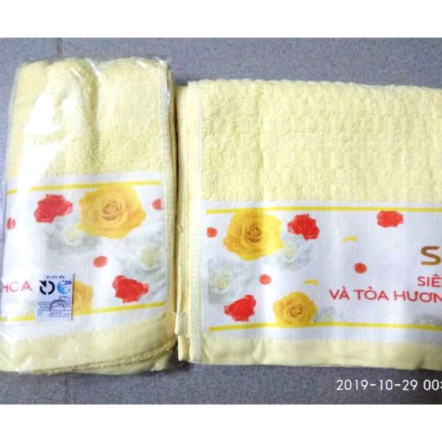 Khăn tắm cotton mềm mại 35x75 cm