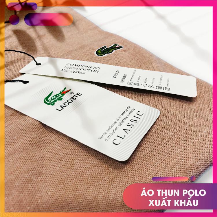 Áo Thun Polo Ngắn Tay Có Cổ Vải Cá Sấu Form Đẹp , Dáng Chuẩn Giá Rẻ Chất Lượng Cao Hàng Xuất Khẩu Đủ Size Đủ Màu