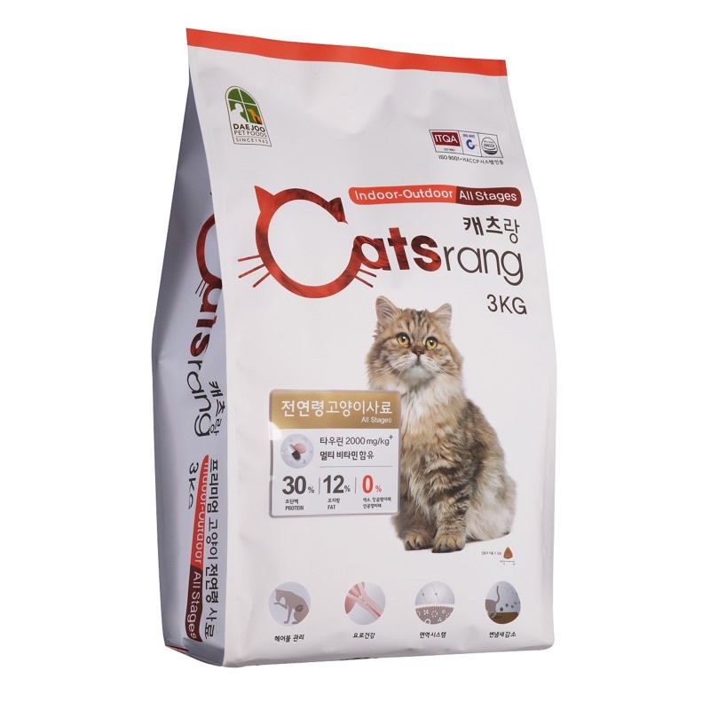 Thức ăn hạt cho Mèo Catsrang Hàn Quốc