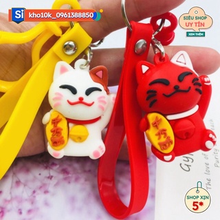 Sỉ 10 móc khoá mèo thần tài may mắn  53k