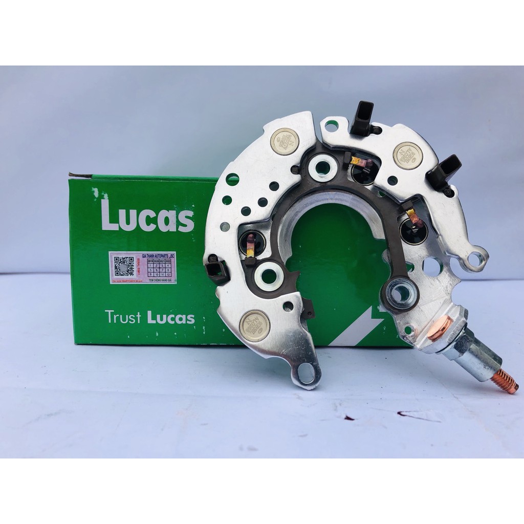 Dàn Đi-ốt máy phát xe Toyota Vios (2008-2013) nhãn hiệu Lucas 330-002-LUC