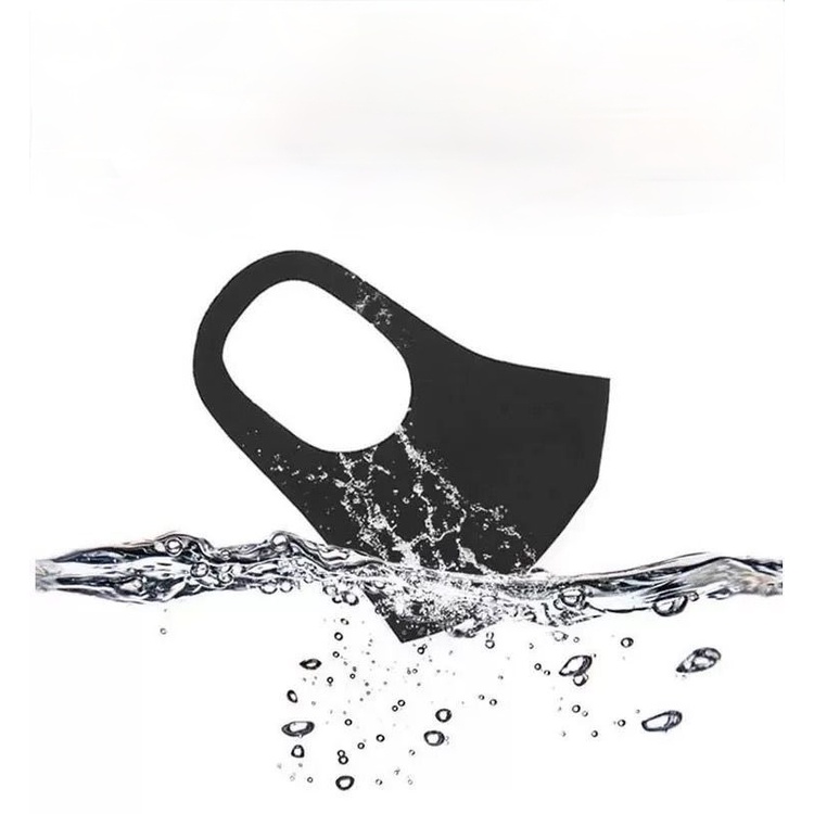 [Hàng mới về] Khẩu trang cotton chống bụi PM2.5 màu đen phong cách Hàn Quốc có thể giặt và tái sử dụng