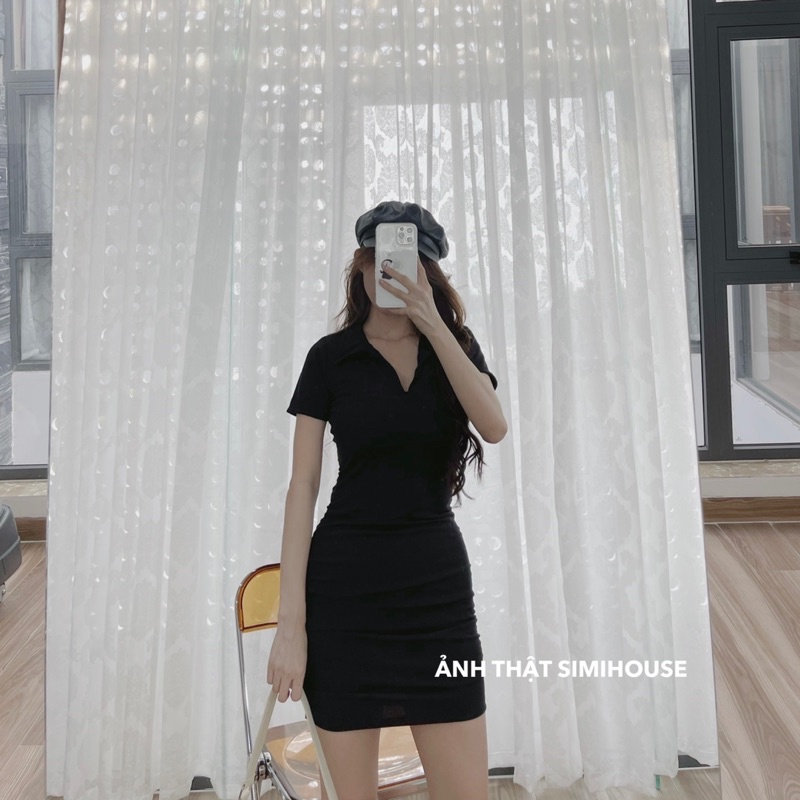 VÁY BODY CỔ TÀU NHÍU HÔNG / ĐẦM ÔM SIÊU HOT | BigBuy360 - bigbuy360.vn