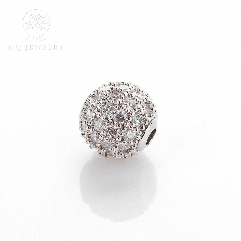 Charm hợp kim đính đá - NQ Jewelry