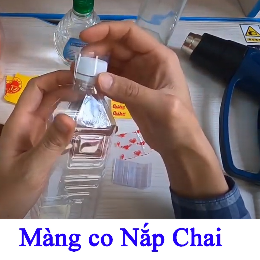 Màng Co Nhiệt PVC Bọc Bảo Vệ Nắp Chai,Lọ Thuốc,Hũ Các Loại Sản Phẩm