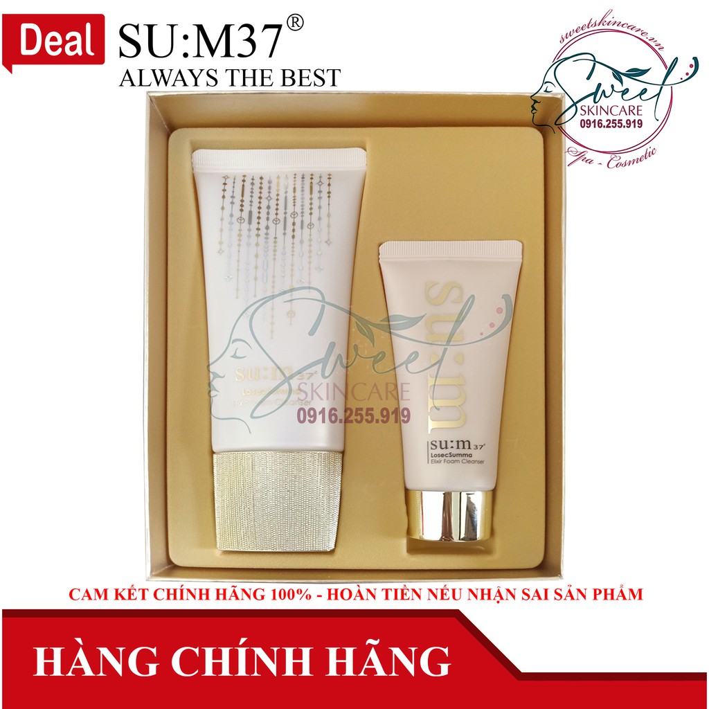 Sữa rửa mặt Su:M37 Losec Summa Elixir Foam Cleanser 180ml[Sum37]