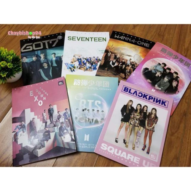 Album ảnh BTS GOT7 SEVENTEEN BLACKPINK WANNAONE EXO