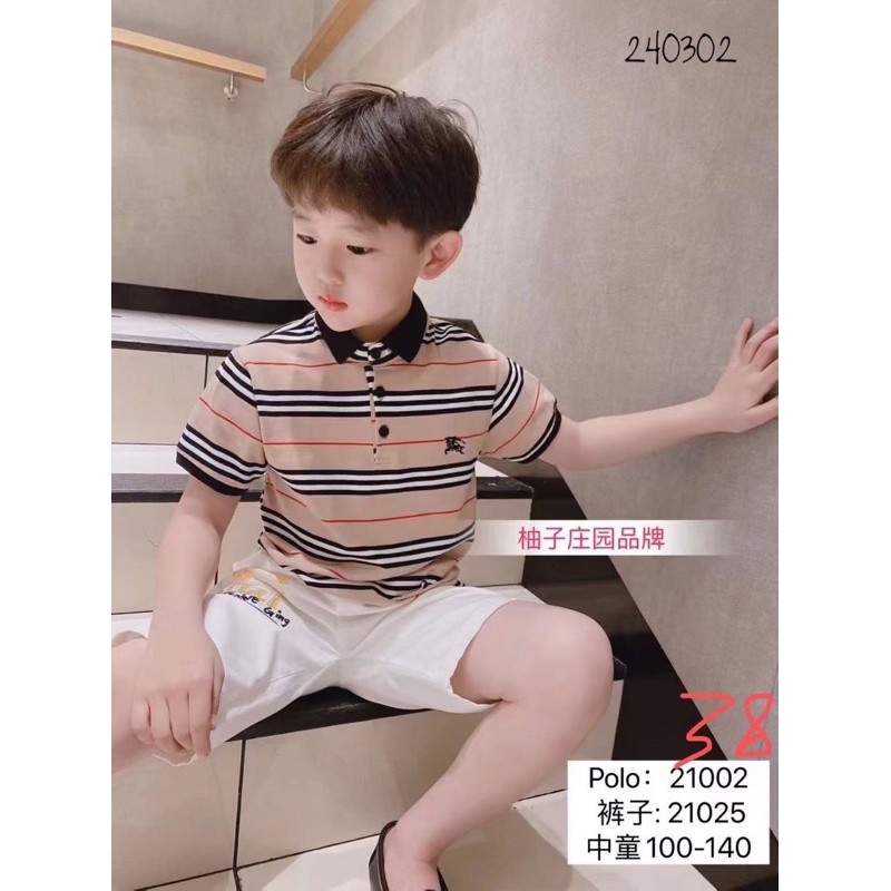 Áo polo cao cấp bé trai