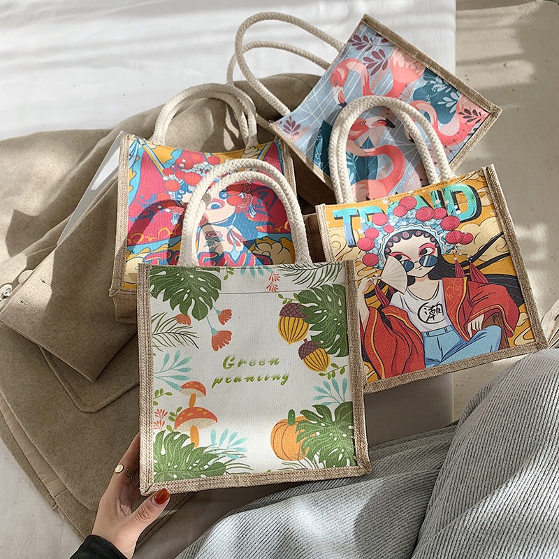 Túi Xách Canvas Thời Trang Hàn Quốc Mới Cho Nữ