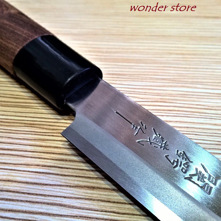 Dao bếp tiêu chuẩn Nhật Bản cao cấp Mitshuboshi  Aogami -  Lưỡi 14cm