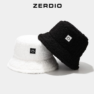  Nón vành tròn Mũ bucket tai bèo Smile BK55 bông màu đen trắng cho cả nam và nữ 