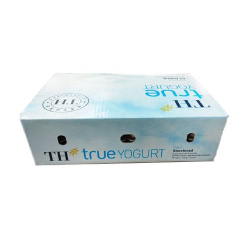 Thùng 48 Hộp Sữa Chua Ăn TH True Milk Có Đường/ Ít Đường/ Không Đường ( Giá Trừ KM ) - 100g
