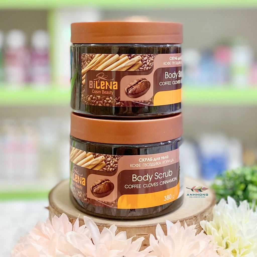 Tẩy da chết toàn thân, Tẩy tế bào chết quế hồi Bilena Nga 380g