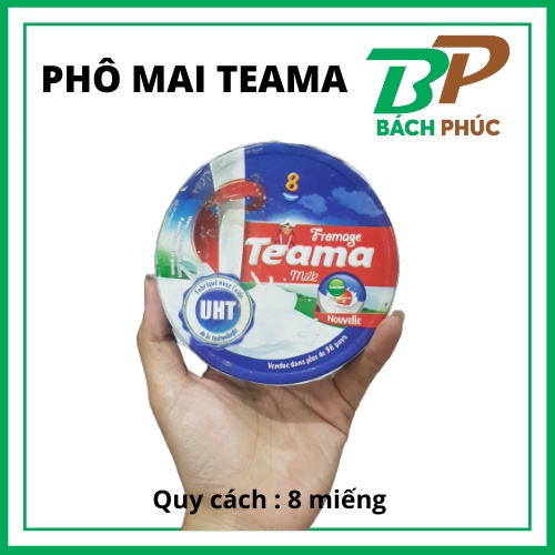 Phô Mai Teama 8 miếng - Nguyên Liệu làm Thạch Trà Sữa - Kho Pha Chế Đà Nẵng