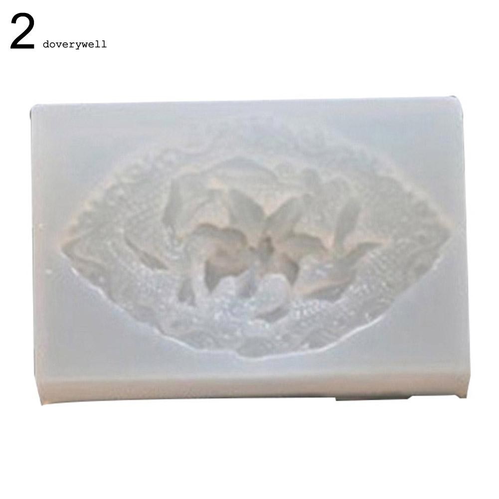 Khuôn silicon hình hoa hồng dùng làm đồ trang sức thủ công