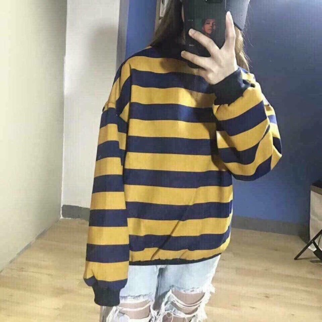 Áo kẻ vàng đen