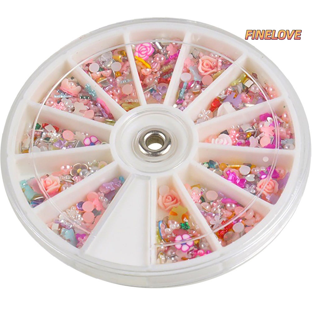 Hộp 1200 Chi Tiết Trang Trí Móng Tay Nghệ Thuật Cao Cấp