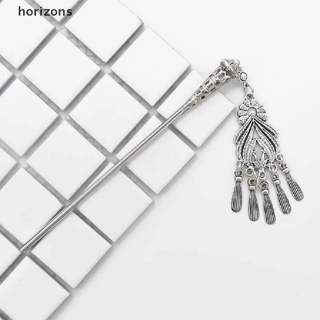 [horizons] Trâm Cài Tóc Chuỗi Hạt Tua Rua Phong Cách Hanfu Cổ Điển Cho Nữ (h)