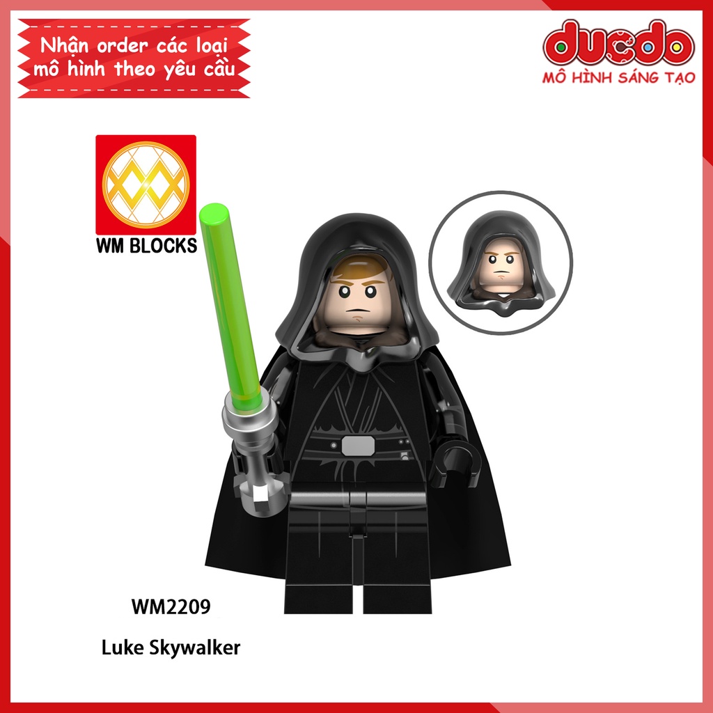 Minifigures các nhân vật trong Star Wars full trang bị - Đồ chơi Lắp ghép Xếp hình Mô hình Mini WM WM6121