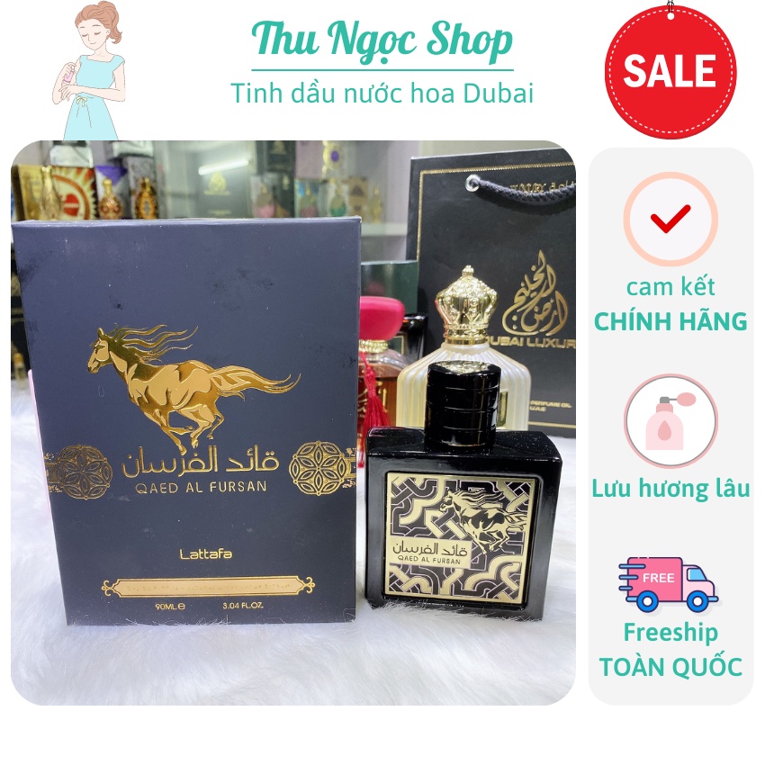Nước Hoa nam 🍁 CHÍNH HÃNG 🍁 nước hoa Dubai Qaed Al Fursan ( Ngựa vàng ) mùi hương sang trọng, đẳng cấp