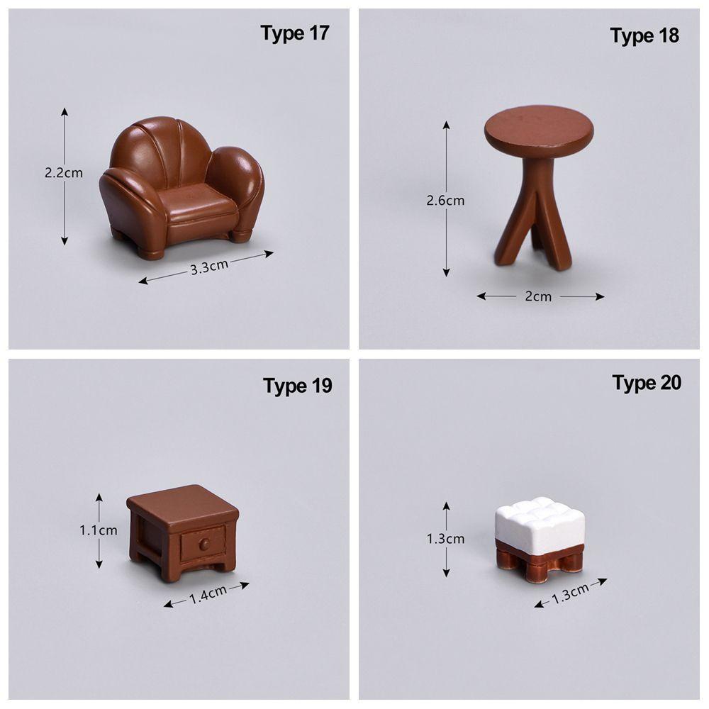 LUOL 1 Mô Hình Cầu Tuyết Trang Trí Nhà Búp Bê