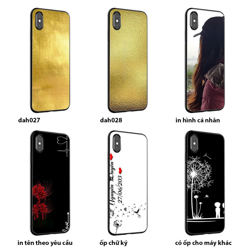 Miếng dán skin iPhone X - XS - XSmax in hình vân đá theo yêu cầu