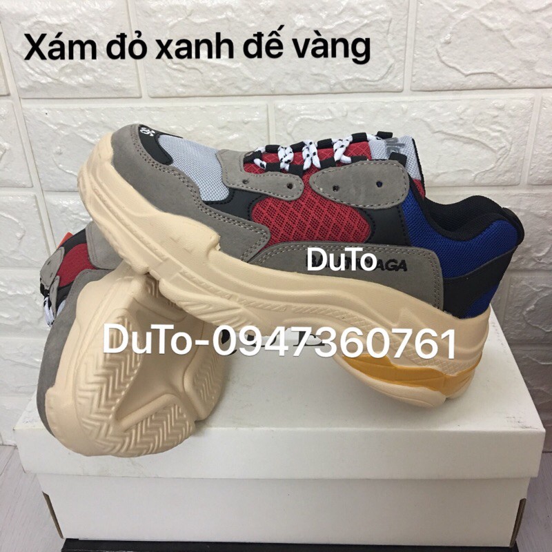 [SALE SỐC-SẴN HÀNG-FULLBOX] Giày triple s vàng xanh size 36->44 | BigBuy360 - bigbuy360.vn