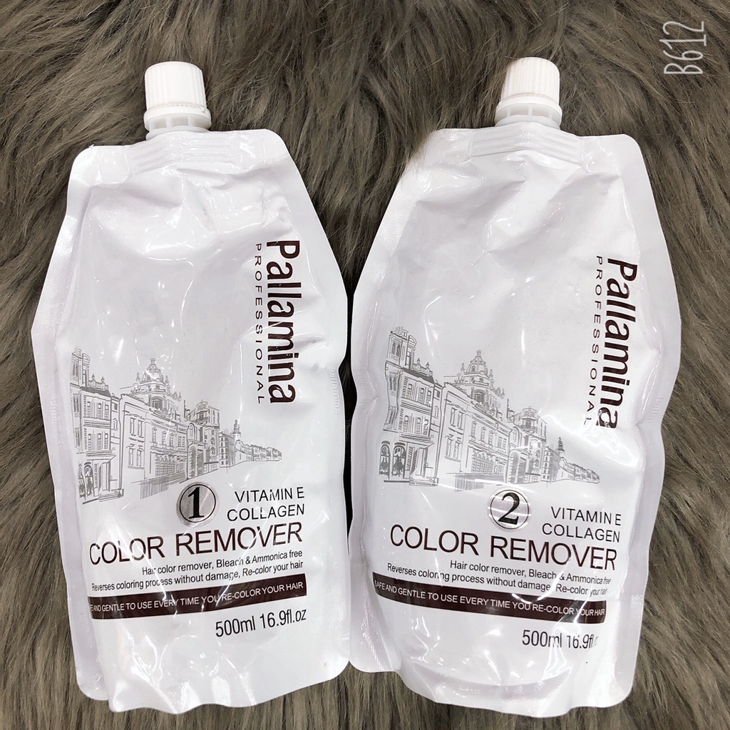 Kem bóc màu đỏ , đen Pallamina Color Remover 500ml