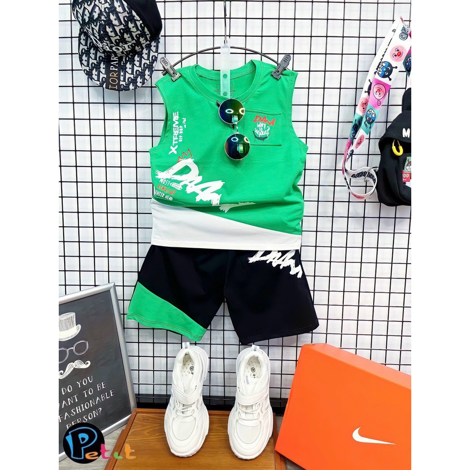 ✔️ĐỒ BỘ BÉ TRAI SÁT NÁCH SIÊU NGẦU