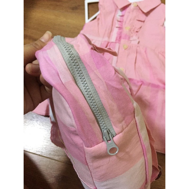 Set Đầm Kèm Ba lô Bé Gái