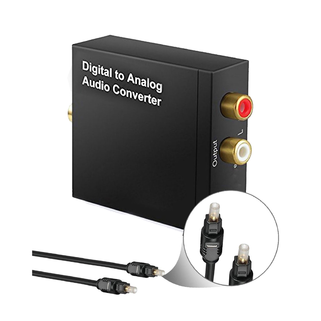 Bộ Chuyển Đổi Tín Hiệu Âm Thanh Kỹ Thuật Số Spdif Toslink 2