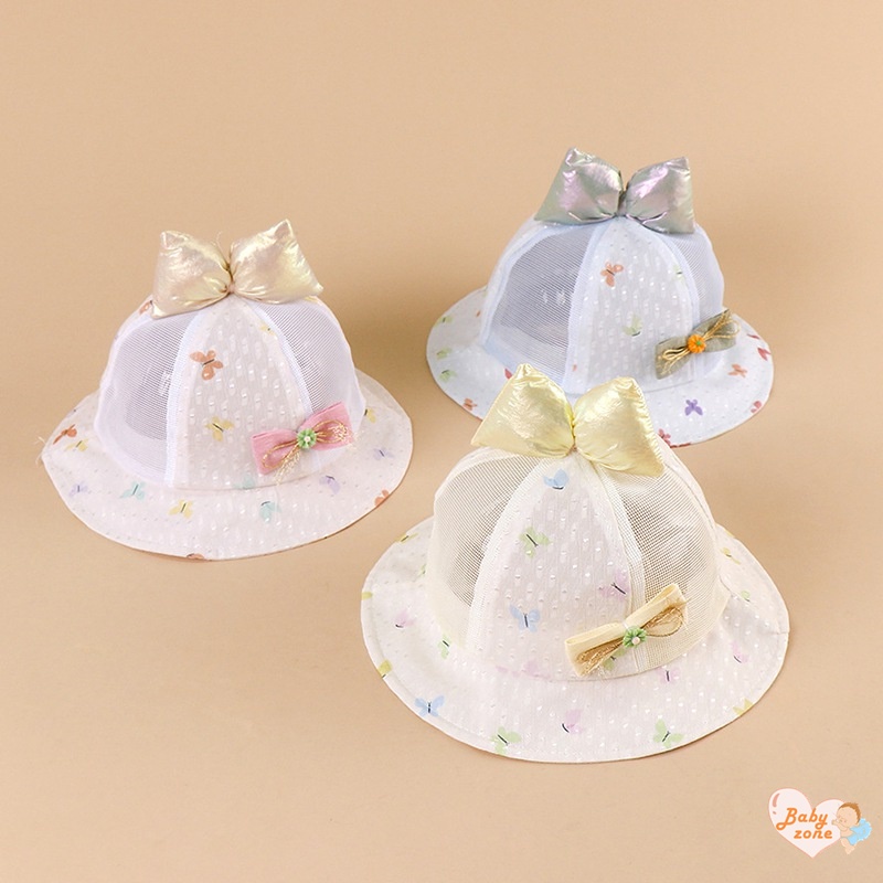 Mũ Tai Bèo Chống Nắng Thoáng Khí Cho Bé 3-15M