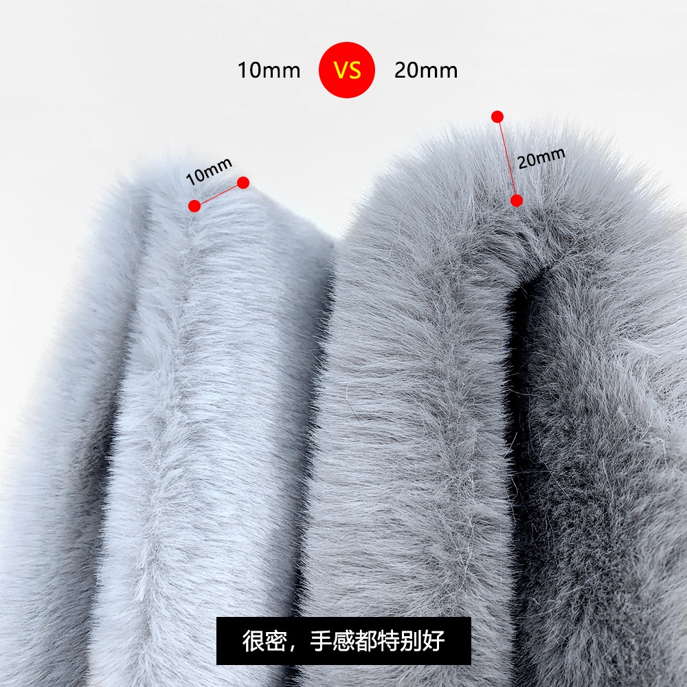 Vải Lông Thỏ Nhân Tạo Mềm Mại Dày 20mm Dùng May Quần Áo Hóa Trang