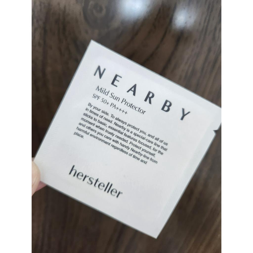 Kem Chống Nắng Nearby Mild Sun Protector 2ml