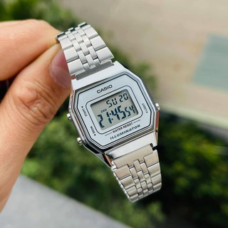 Đồng Hồ Điện Tử Nữ Dây Kim Loại Chính Hãng Casio Mã LA680