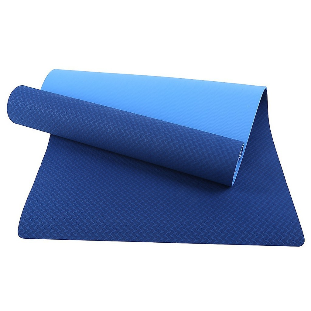 Thảm tập Yoga - Gym - thể dục TPE 2 lớp Cao Cấp siêu bền chống trơn trượt loại 1 nhiều màu