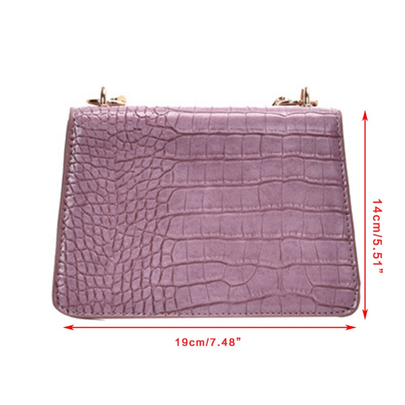 Túi Đeo Chéo Da PU Hình Vuông Nhỏ Thời Trang Dành Cho Nữ