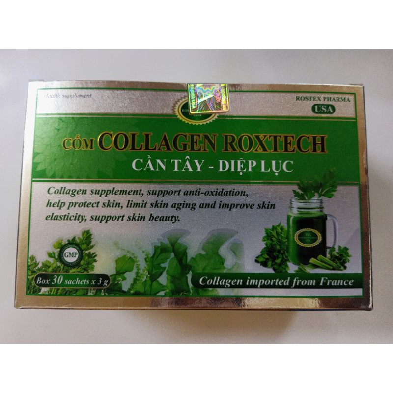 COLLAGEN DIỆP LỤC CẦN TÂY  – Hộp 30 gói