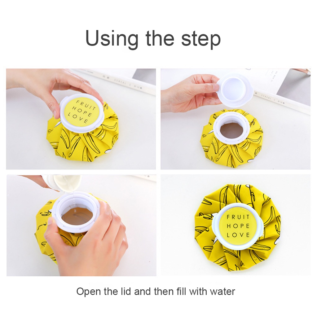 Túi Chườm Đá Họa Tiết Hoạt Hình Dễ Thương Giúp Giảm Đau Tái Sử Dụng Tiện Lợi