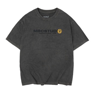 Áo Thun MBC Smiley Washed - Xám/Xanh/Tan