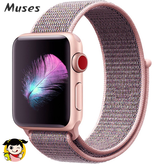 Muse07 Dây vải nylon đeo đồng hồ thông minh Apple Watch Series 4 40mm/44mm