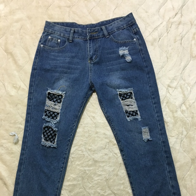 Jeans rách 2 hand