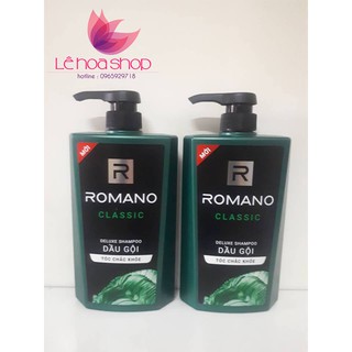 Dầu Gội Sạch Gàu Romano Classic 5In1 650g