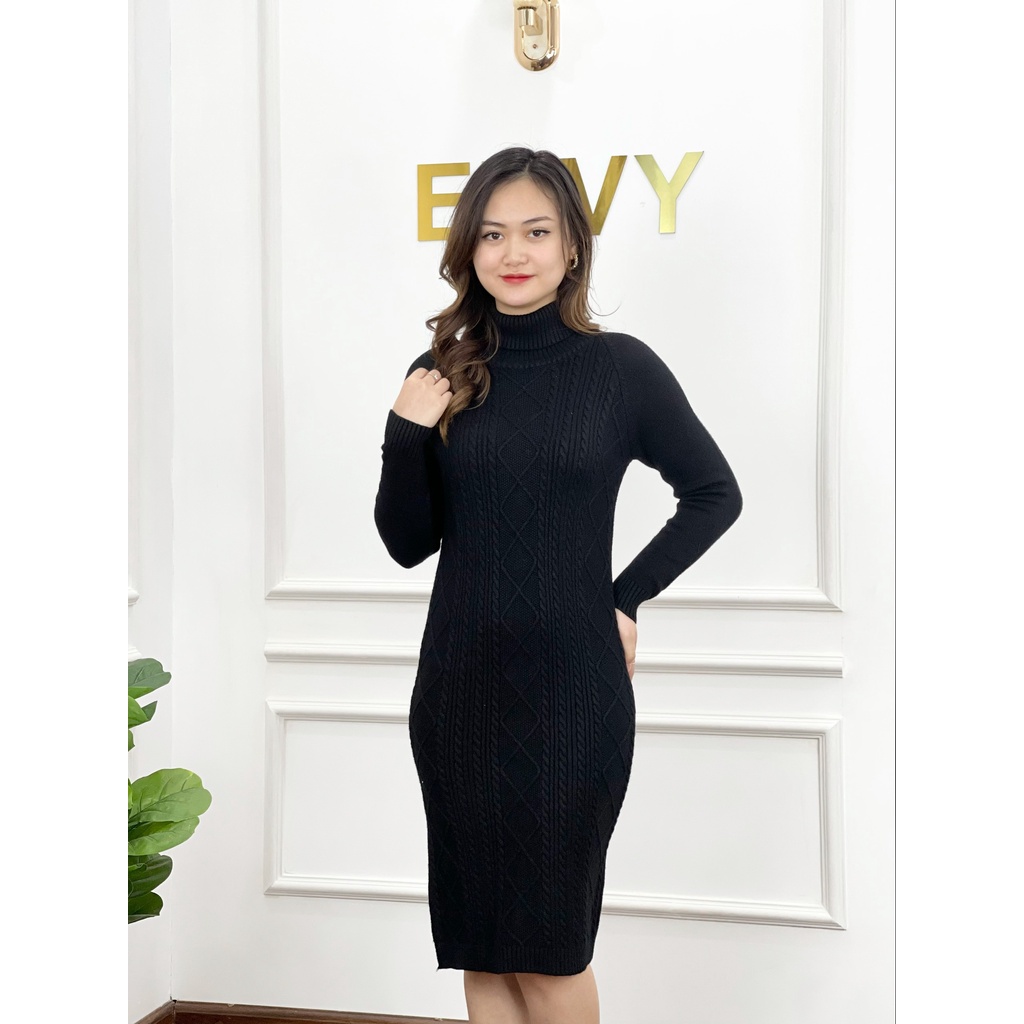 Váy len cao cấp chất liệu dày dặn dáng suông LA1 | BigBuy360 - bigbuy360.vn