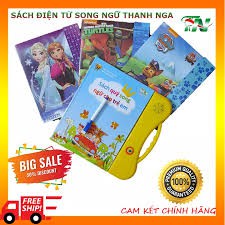 Sách nói điện tử song ngữ Anh-Việt - Sách thông minh cho bé đọc hát kể chuyện, học tiếng anh, to