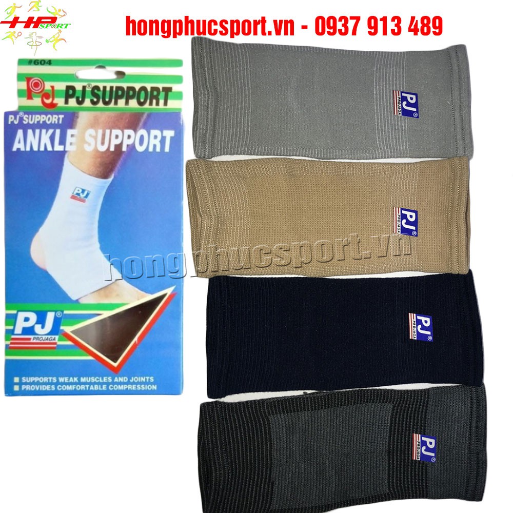 Bó gót băng gót chân thể thao PJ604, bó gót PJ co dãn tốt chính hãng