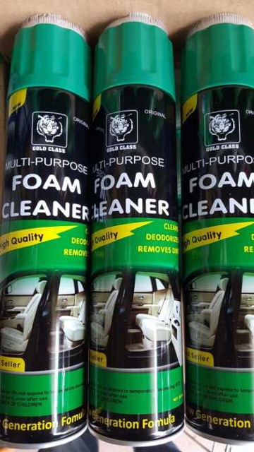 Chai xịt tẩy nội thất xe ô tô FOAM CLEANER con hổ